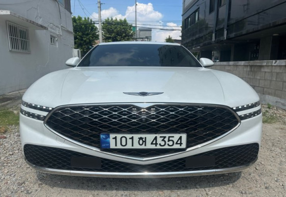 신형 G90 가솔린 3.5 터보 2WD 5인승 기본형 101허4354 G90장기렌트, 1년렌트카